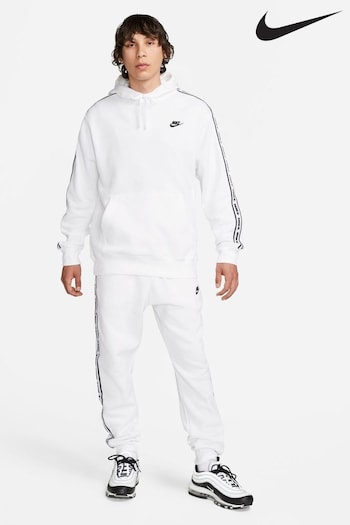 Nike White Club Fleece Hooded Tracksuit (617076) | £100