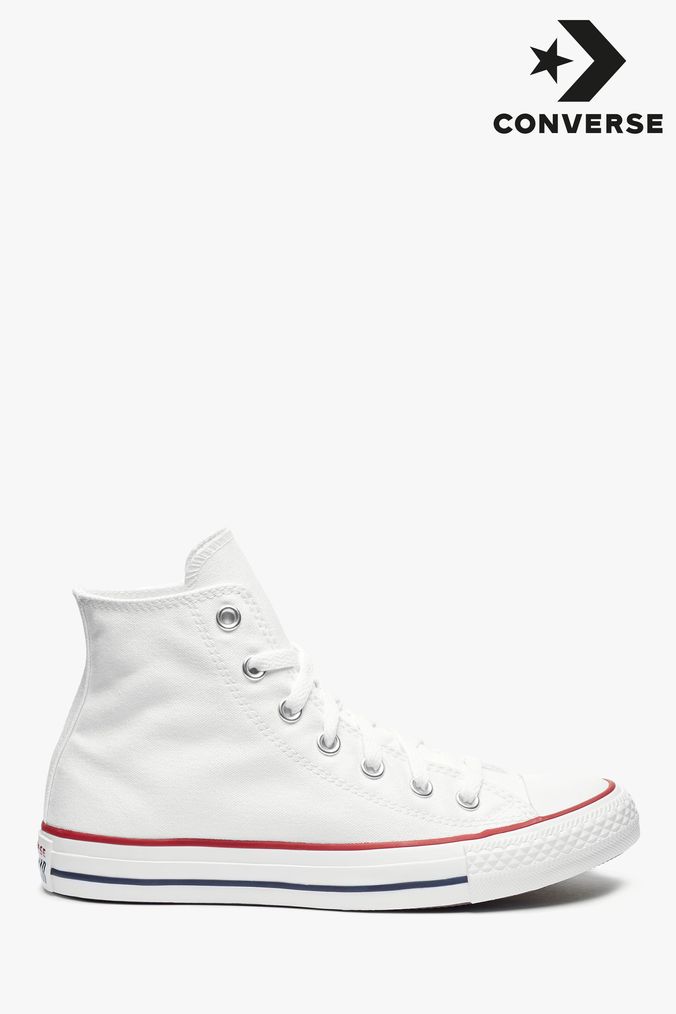 Converse White Regular Fit Chuck Taylor All Star High Trainers (617449) | £60