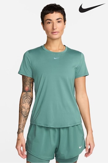 Nike Green One Classic Dri-FIT Short-Sleeve Fitness T-Shirt (617624) | £33