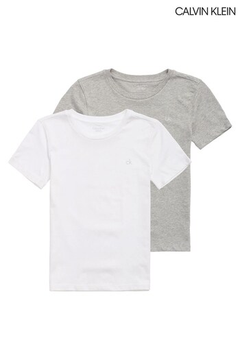 Calvin Klein Boys Modern Cotton T-Shirts 2-Pack (618097) | £16