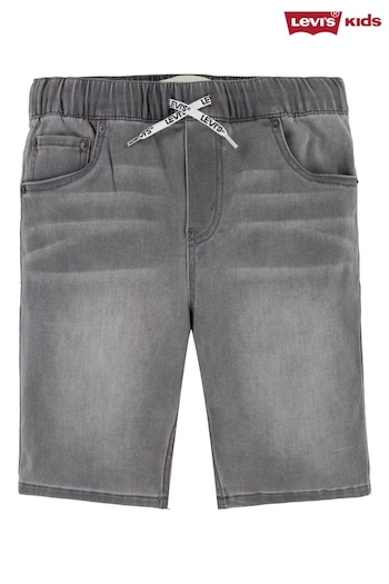 Levi's® Grey Skinny Fit Pull-On Denim Shorts Boy (618311) | £26 - £30