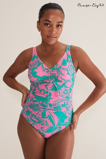 Phase Eight Green Paisley Printed Swimsuit (618396) | £59