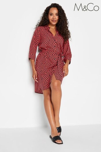 M&Co Orange Tie Detail Tunic Dress (618968) | £27