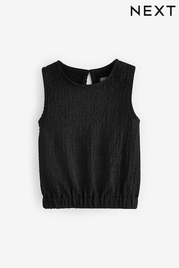 Black Textured Vest (3-16yrs) (619115) | £7 - £12