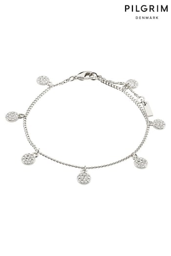 PILGRIM Silver Chayenne Recycled Pendants Bracelet (619219) | £28