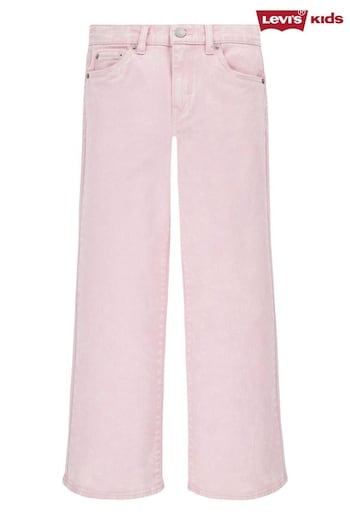 Levi's® Pink Wide Leg Denim Jeans Pantaloncini (619231) | £55 - £60
