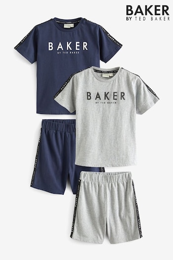 Baker by Ted Baker 2 Pack Pyjamas Set (619385) | £38 - £45