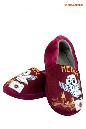 Character Red Harry Potter Fleece Printed Slippers (619475) | £16