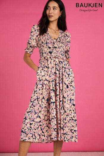Baukjen Pink Florence Dress with Lenzing™ Ecovero™ (620806) | £179