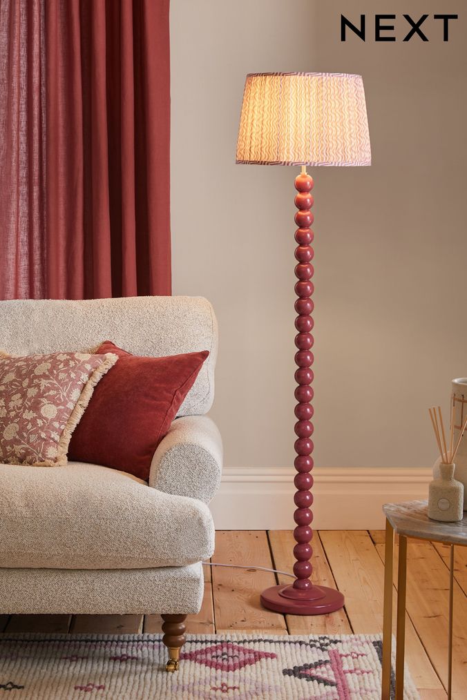 Red Lights Red Table Floor LED Line Lamps Next UK