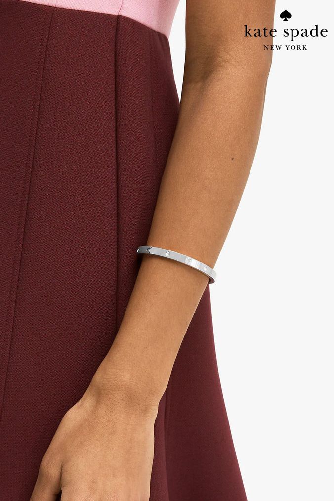 Silver bangle sales kate spade