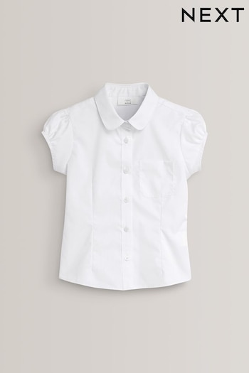 White Puff Sleeve School Blouse (3-16yrs) (621028) | £5 - £10