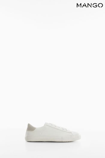 Mango White Laces Basic Sneakers (621212) | £26