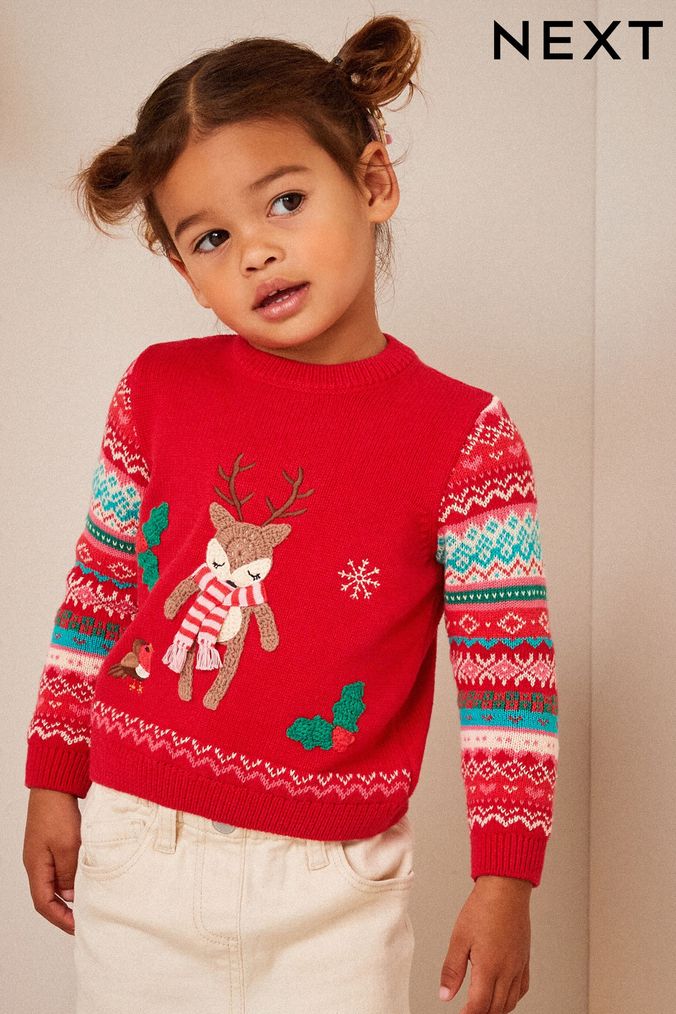 Girls sale jumpers next