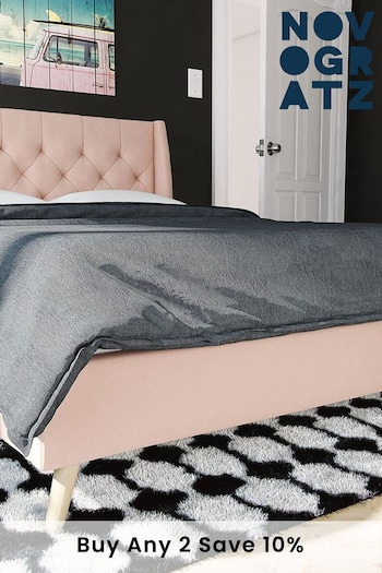 Novogratz Pink Her Majesty Linen Bed (621343) | £505
