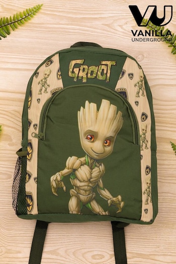 Vanilla Underground Green Marvel Unisex Kids Groot Guardian Of The Galaxy Backpack (621668) | £22