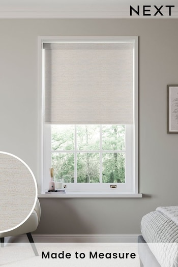 Champagne Cream Vicus Made to Measure Blackout Roller Blind (621905) | £66