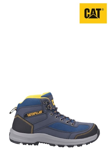 CAT Elmore Mid Safety Hiker Blue Boots (622241) | £90