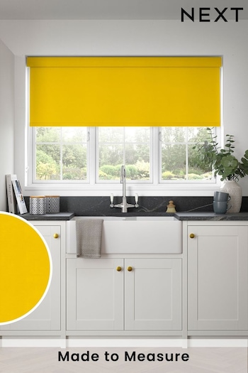 Luna Yellow Solstice Made to Measure Blackout Roller Blind (622396) | £66