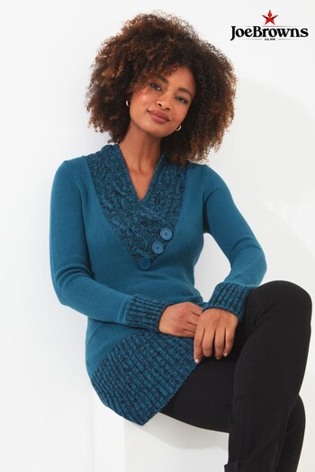 Joe Browns Blue Curiously Cosy Knit Jumper (622677) | £45