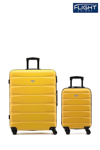 Set Of 2 Large Check-In & Small Carry-On Hardcase Travel Suitcase (623532) | £110