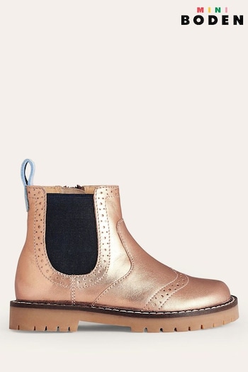 Boden Metallic Leather Chelsea gabbana Boots (623604) | £55 - £59