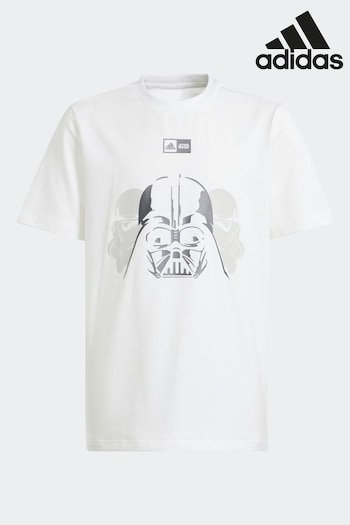 adidas White Sportswear Adidas X Star Wars Graphic T-Shirt (623696) | £25