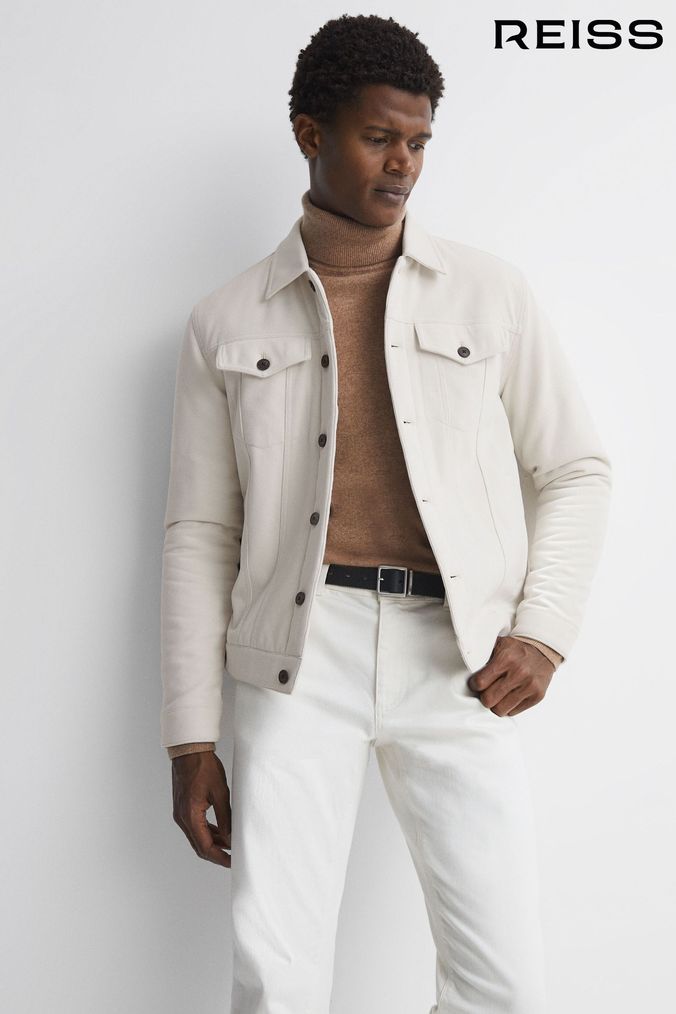 Mens cream cheap jacket uk