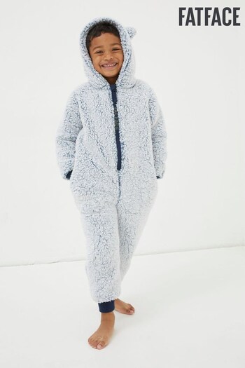 FatFace Blue Goggles Popover SleepSuit (623810) | £24