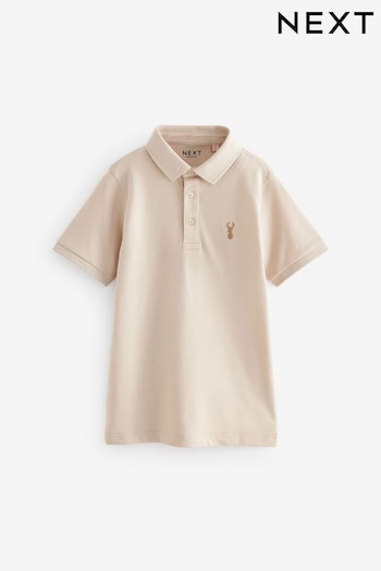 Stone Short Sleeve Polo carbone Shirt (3-16yrs) (624289) | £7 - £12