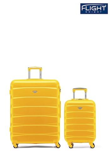 Set Of 2 Large Check-In & Small Carry-On Hardcase Travel Suitcase (624401) | £110