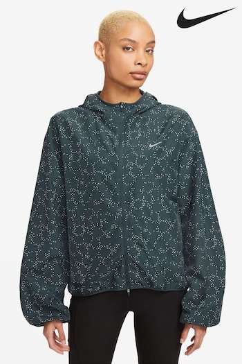 Nike turbocharged Dark Green Dri-Fit Running Jacket (624600) | £90