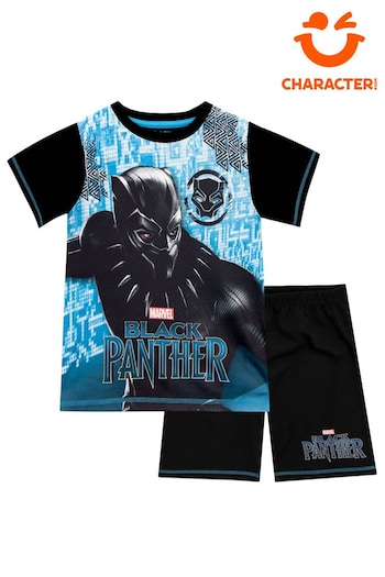 Character Black Marvel Panther Pyjamas (625082) | £13