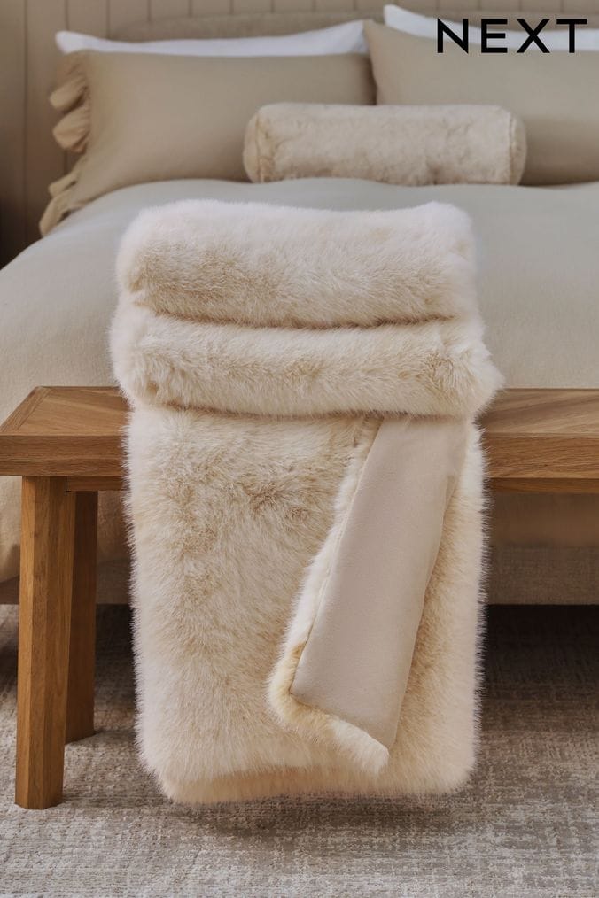 Faux Fur Throws Faux Fur Blankets Next UK
