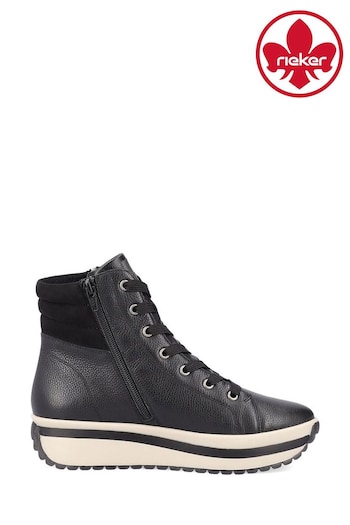 Rieker Womens Evolution Zipper Black Boots (625318) | £90