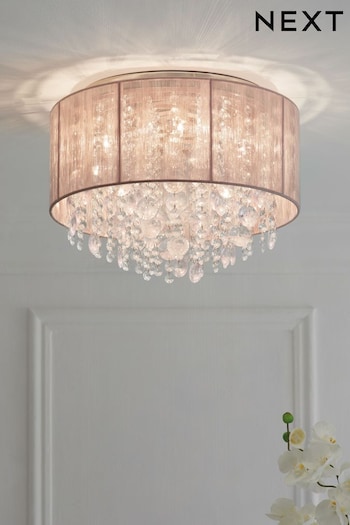 Pink Palazzo Flush Ceiling Light (625530) | £90