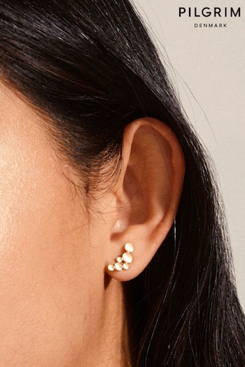 PILGRIM Gold Leah Earrings (625635) | £15