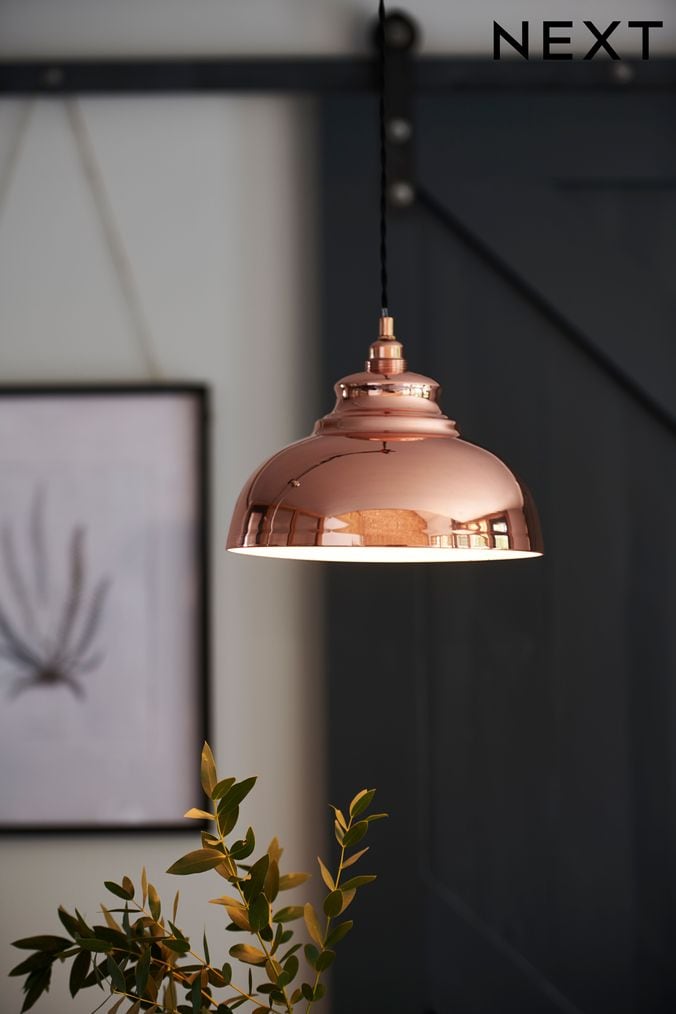 Next copper ceiling hot sale light