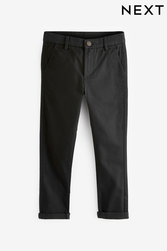 Boys super skinny black trousers discount