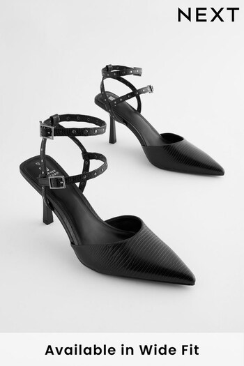 Black Forever Comfort® Point Toe Mary Jane Heel Most Shoes (625969) | £45