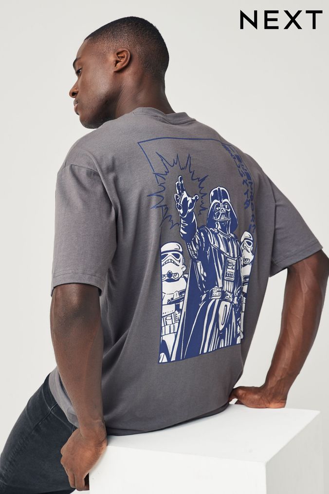 Grey star wars t shirt clearance