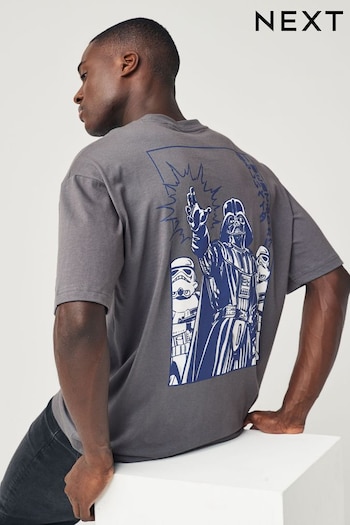 Grey Star Wars Licence T-Shirt (626218) | £22