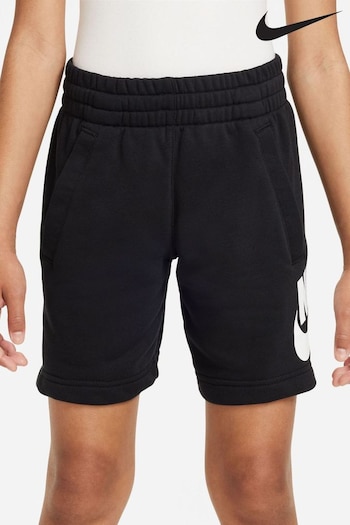Nike Black Club Fleece French Terry Shorts (626358) | £33