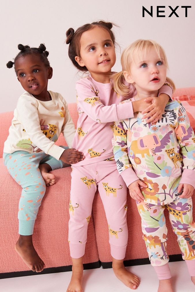 Buy Girls Pyjamas Animal Nightwear Online Next UK