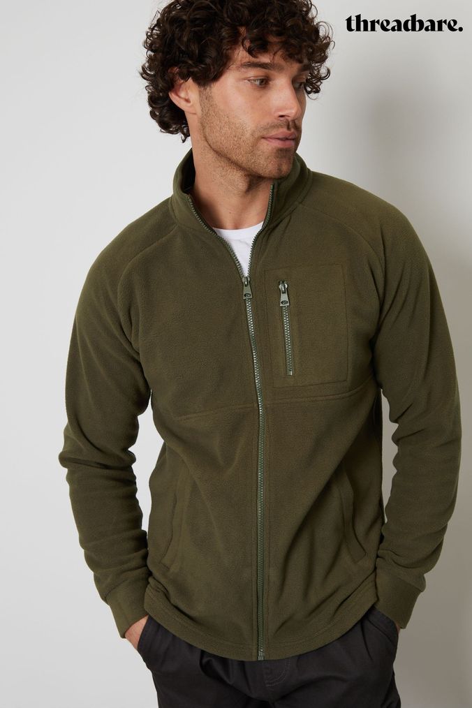 Buy Men's Fleece Lined Short Green Online | Next UK