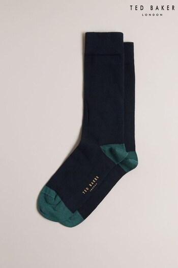 Ted Baker Corecol Socks With Contrast Colour Heel And Toe (626837) | £10