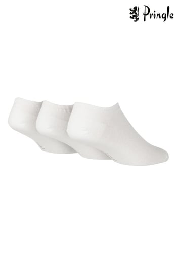 Pringle White Low Cut Trainers Liners Socks (626901) | £14