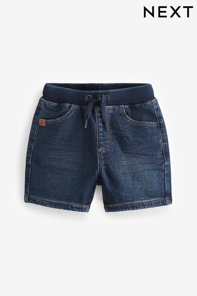 Girls pull on jean hot sale shorts