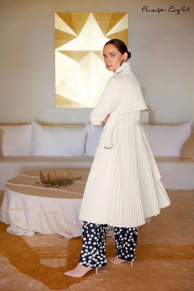 Cream mac coat online womens