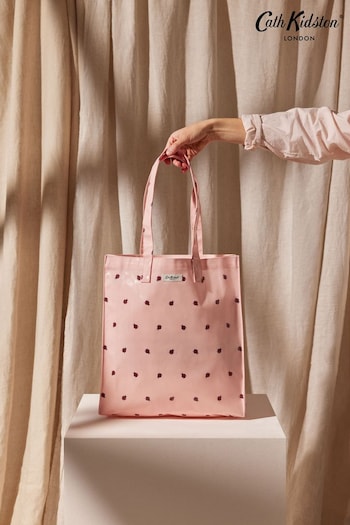 Cath Kidston Pink Ladybird Print Large Coated Canvas Tote Bag (627290) | £26